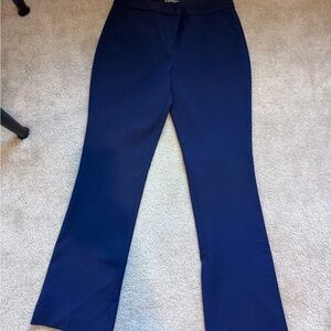 Womens Navy Blue Express Columnist Dress Pants/Slacks Size 4s/4C Regular
